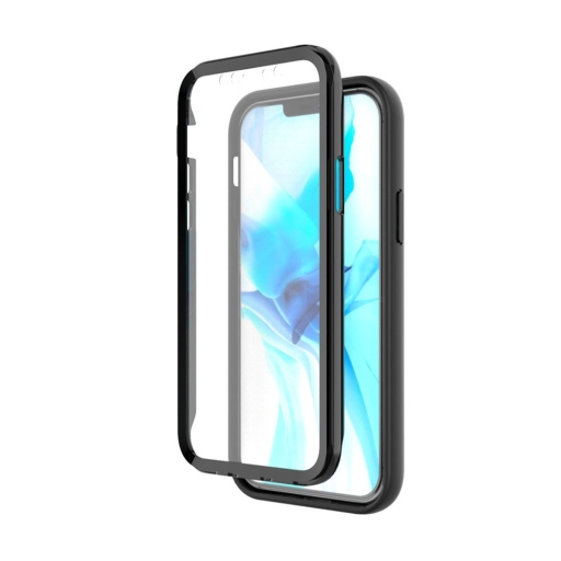 ΘΗΚΗ ΠΡΟΣΤΑΣΙΑΣ 360 ΓΙΑ HUAWEI P40 - 360 HYBRID WITH PET GLASS - BLACK - OEM