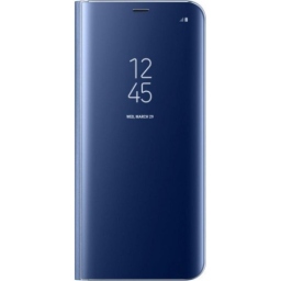 Θήκη Καθρέφτης Clear View Book για Huawei Nova 5T / Honor 20 Μπλε
