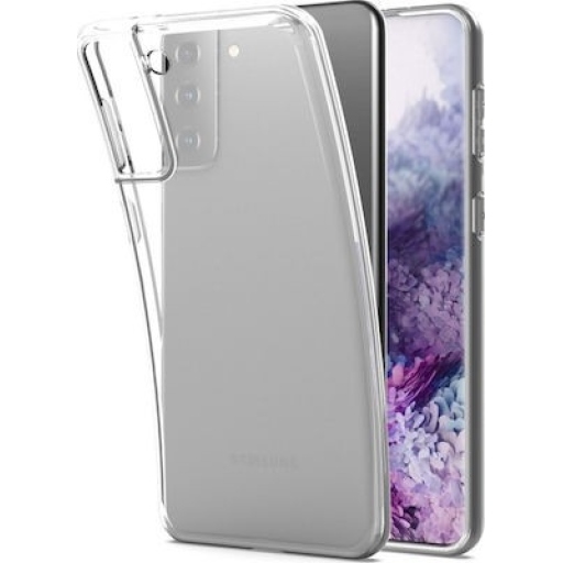 ΘΗΚΗ ΠΡΟΣΤΑΣΙΑΣ ΣΙΛΙΚΟΝΗΣ ΔΙΑΦΑΝΟ ΓΙΑ SAMSUNG GALAXY S21 - BACK COVER SILICON CASE TRANSPARENT - NORDIC