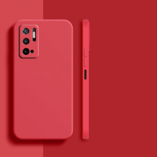 ΘΗΚΗ ΠΡΟΣΤΑΣΙΑΣ ΣΙΛΙΚΟΝΗΣ ΓΙΑ REDMI NOTE 10 5G / POCO M3 PRO 5G ME ΠΡΟΣΤΑΣΙΑ ΚΑΜΕΡΑΣ - ΦΟΥΞΙΑ - OBASTYLE