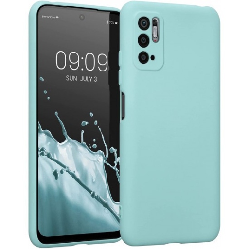 ΘΗΚΗ ΠΡΟΣΤΑΣΙΑΣ ΣΙΛΙΚΟΝΗΣ ΓΙΑ REDMI NOTE 10 5G / POCO M3 PRO 5G ME ΠΡΟΣΤΑΣΙΑ ΚΑΜΕΡΑΣ - ΠΡΑΣΙΝΟ ΚΑΡΑΙΒΙΚΗΣ - OBASTYLE