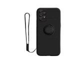 ΘΗΚΗ ΠΡΟΣΤΑΣΙΑΣ ΣΙΛΙΚΟΝΗΣ ΓΙΑ REDMI NOTE 10 PRO ΜΕ ΔΑΧΤΥΛΙΔΙ ΚΑΙ ΠΡΟΣΤΑΣΙΑ ΚΑΜΕΡΑΣ - BACK COVER SILICON RING HOLDER - BLACK - OEM - Image 1