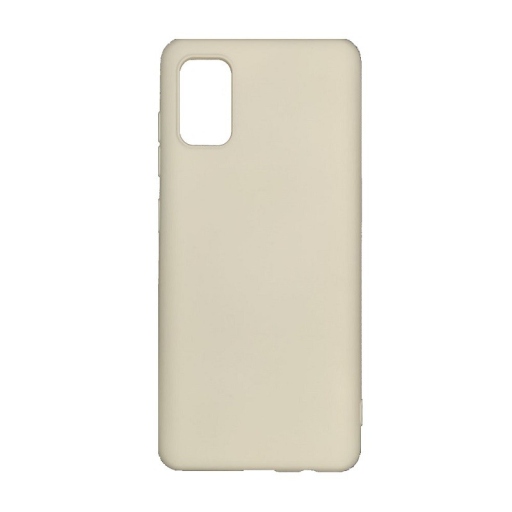 ΘΗΚΗ ΠΡΟΣΤΑΣΙΑΣ ΣΙΛΙΚΟΝΗΣ ΓΙΑ SAMSUNG GALAXY A41 ΚΡΕΜ - BACK COVER SILICONE CASE CREAM - OEM