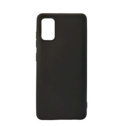 ΘΗΚΗ ΠΡΟΣΤΑΣΙΑΣ ΣΙΛΙΚΟΝΗΣ ΓΙΑ SAMSUNG GALAXY A41 ΜΑΥΡΗ - BACK COVER SILICONE CASE BLACK - OEM