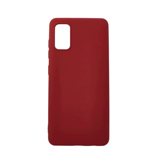 ΘΗΚΗ ΠΡΟΣΤΑΣΙΑΣ ΣΙΛΙΚΟΝΗΣ ΓΙΑ SAMSUNG GALAXY A41 ΜΠΟΡΝΤΩ - BACK COVER SILICONE CASE WINE RED - OEM