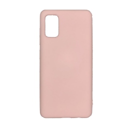 ΘΗΚΗ ΠΡΟΣΤΑΣΙΑΣ ΣΙΛΙΚΟΝΗΣ ΓΙΑ SAMSUNG GALAXY A41 ΡΟΖ ΤΗΣ ΑΜΜΟΥ - BACK COVER SILICONE CASE PINK SAND - OEM