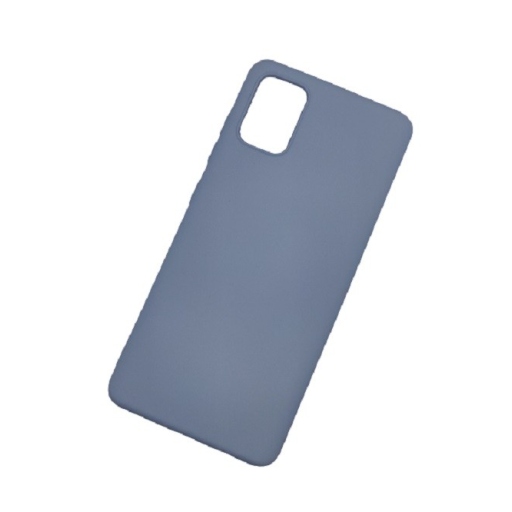 ΘΗΚΗ ΠΡΟΣΤΑΣΙΑΣ ΣΙΛΙΚΟΝΗΣ ΓΙΑ SAMSUNG GALAXY A51 ΜΠΛΕ ΓΚΡΙ - BACK COVER SILICONE CASE BLUE GREY - OEM