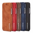 ΔΕΡΜΑΤΙΝΗ ΘΗΚΗ ΠΡΟΣΤΑΣΙΑΣ ΤΥΠΟΥ WALLET ΓΙΑ SAMSUNG GALAXY S20 ΤΑΜΠΑ  - LUXURY LEATHER FLIP CASE TAN - LC.IMEEKE - Image 2