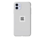 iPhone 12 Pro Max Θήκη Σιλικόνης - Back Case Silicone Γκρί Παστέλ - Image 1