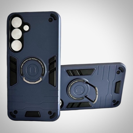 Θήκη Armor με Stand για Samsung Galaxy S25 Plus – Μπλε