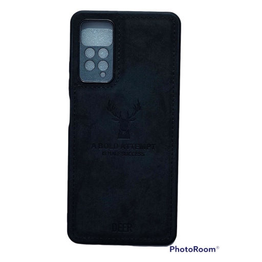 ΘΗΚΗ DEER CLOTH BACK CASE WITH CAMERA PROTECTION ΓΙΑ REDMI NOTE 11 PRO 5G - BLACK
