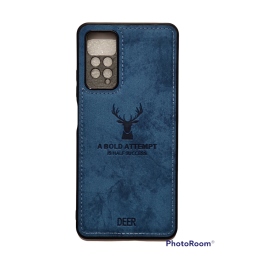 ΘΗΚΗ DEER CLOTH BACK CASE WITH CAMERA PROTECTION ΓΙΑ REDMI NOTE 11 PRO 5G - BLUE