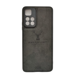 ΘΗΚΗ DEER CLOTH BACK CASE WITH CAMERA PROTECTION ΓΙΑ REDMI NOTE 11 PRO PLUS 5G - BLACK