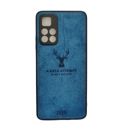 ΘΗΚΗ DEER CLOTH BACK CASE WITH CAMERA PROTECTION ΓΙΑ REDMI NOTE 11 PRO PLUS 5G - BLUE