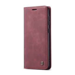 Δερμάτινη Θήκη για Galaxy S24 Book - Μπορντό Μαγνητική