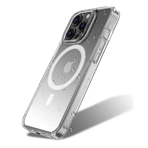 Θήκη για iPhone 16 Pro MagSafe Σιλικόνης Διάφανη