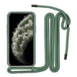 Θήκη Σιλικόνης με κορδόνι Xiaomi Redmi 12C - Back Silicon Case Green