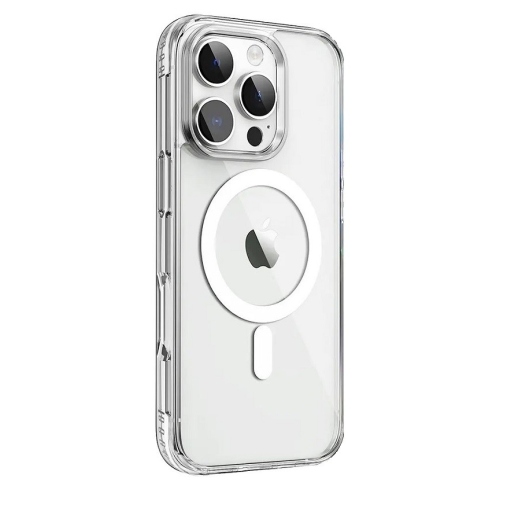 Θήκη MagSafe για iPhone 16 Pro Max Διάφανη Σιλικόνης
