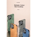 Θήκη με προστασία κάμερας Shockproof Lampskin Leather BackCase iPhone 14 Plus - Grey - Image 2