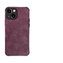 Θήκη με Προστασία Κάμερας Shockproof Lampskin Leather BackCase iPhone 13 Pro Max - Plum - Image 1