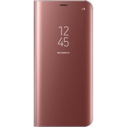 Θήκη Προστασίας Τύπου Clear View Book Samsung Galaxy S10 Lite - A91 - Rose