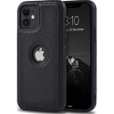 iPhone 13 Θήκη Κινητού από Οικολογικό Δέρμα - Back Leather Case Black - Image 1