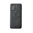 Θήκη Προστασίας με Προστατευτικό Κάμερας Xiaomi Redmi Note 10 4G - 10s - Deer Cloth Back Case with Camera Protection - Blαck - Image 1