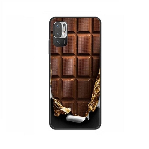 ΘΗΚΗ ΠΡΟΣΤΑΣΙΑΣ ΣΙΛΙΚΟΝΗΣ 3D ΓΙΑ XIAOMI REDMI NOTE 10 5G / POCO M3 PRO 5G - BACK COVER SILICONE CASE CHOCOLATE