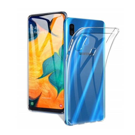 Θήκη Προστασίας Σιλικόνης Samsung Galaxy A20e - Back Cover Silicone Case Oem - Transparent