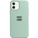 iPhone 12 Pro Max Θήκη Σιλικόνης - Back Case Silicone Green Marine - Image 1