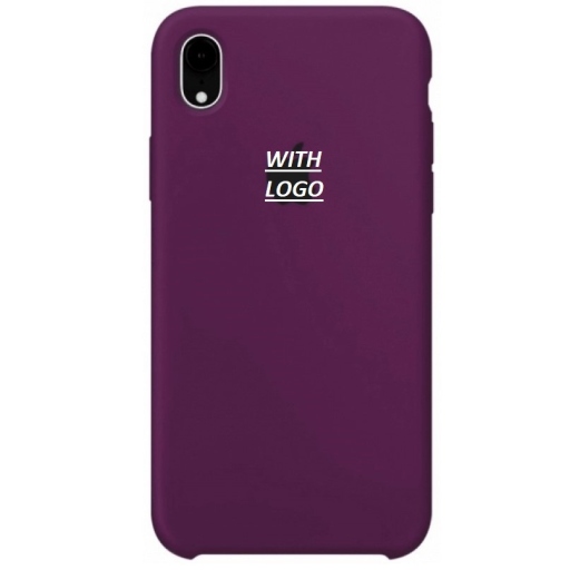 Θήκη Προστασίας Σιλικόνης iPhone XR - Back Cover Silicone Case - Plum