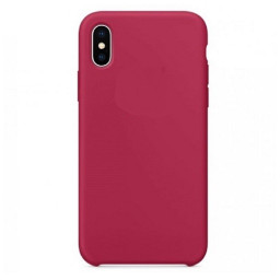 Back Cover Silicone για  iPhone XR Rose-Red