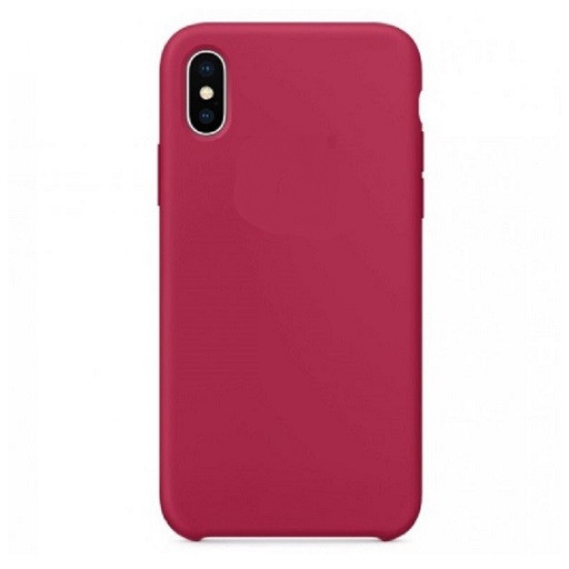 Back Cover Silicone για  iPhone XR Rose-Red