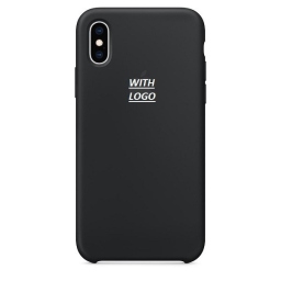Θήκη Προστασίας Σιλικόνης iPhone XS Max - Back Cover Silicone Case - Black