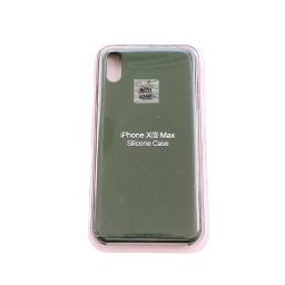 Θήκη Προστασίας Σιλικόνης iPhone XS Max - Back Cover Silicone Case - Dark Green