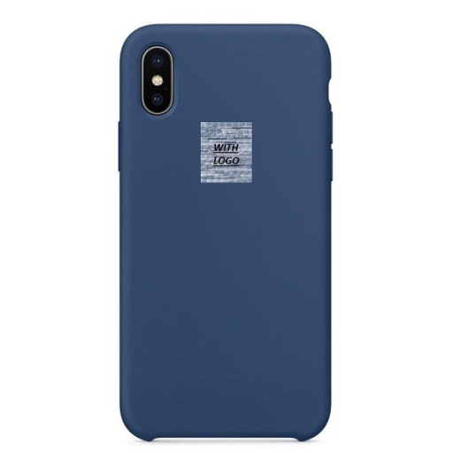 Θήκη Προστασίας Σιλικόνης iPhone XS Max - Back Cover Silicone Case - Navy Blue