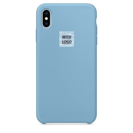 Θήκη Προστασίας Σιλικόνης iPhone XS Max - Back Cover Silicone Case - Pastel Blue