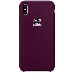 Θήκη Προστασίας Σιλικόνης iPhone XS Max - Back Cover Silicone Case - Plum