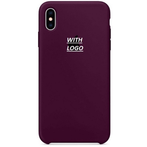 Θήκη Προστασίας Σιλικόνης iPhone XS Max - Back Cover Silicone Case - Plum