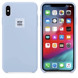 Θήκη Προστασίας Σιλικόνης iPhone XS Max - Back Cover Silicone Case - Sky Blue