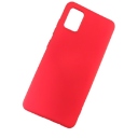 Θήκη Προστασίας Σιλικόνης Samsung Galaxy A71 - Back Cover Silicone Case Oem - Red - Image 1