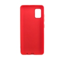 Θήκη Προστασίας Σιλικόνης Samsung Galaxy A71 - Back Cover Silicone Case Oem - Red - Image 2