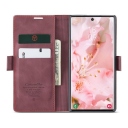 Galaxy S25 Ultra Δερμάτινη Θήκη Book Μπορντό CaseMe - Image 4