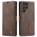 Galaxy S25 Ultra Δερμάτινη Θήκη Book Καφέ CaseMe - Image 4