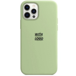 iPhone 12 Pro Max Θήκη Σιλικόνης Mint - Back Case Silicone Μέντα
