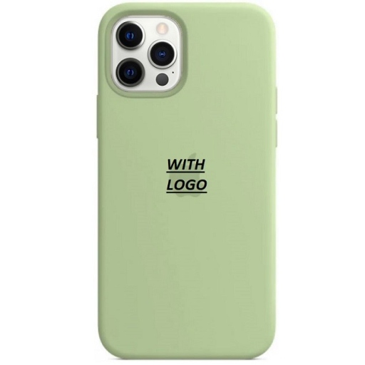 iPhone 12 Pro Max Θήκη Σιλικόνης Mint - Back Case Silicone Μέντα