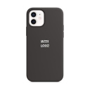 Θήκη Σιλικόνης iPhone 12 - Back Case Silicone Black - Image 1
