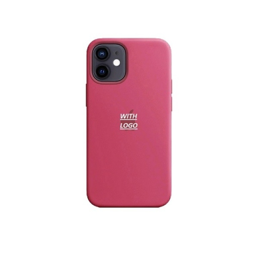 Θήκη Σιλικόνης iPhone 12 - Back Case Silicone Rose Red