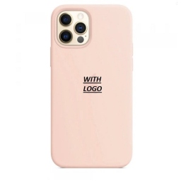 iPhone 12 Pro Max Θήκη Σιλικόνης - Back Case Silicone Pink Sand