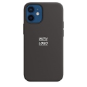 iPhone 12 Pro Max Θήκη Σιλικόνης Μαύρη - Back Case Silicone Black - Image 1
